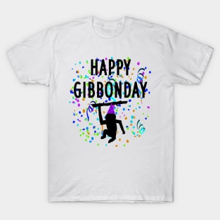 Gibbon gibbontag october 24th funny design T-Shirt